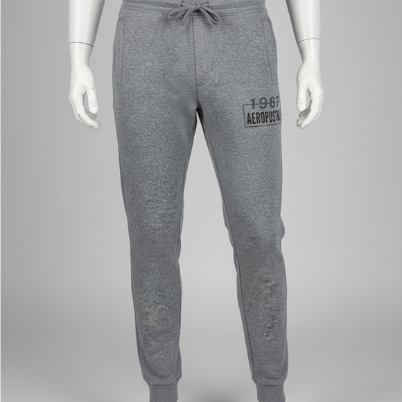 Aeropostale Other - Aeropostale 1987 Gray Jogger Sweatpants Men’s M Drawstring Athleisure